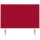 magnetoplan® Tischtrennwand VarioPin 80 x 50 cm (B x H) 2cm schwer entflammbar rot
