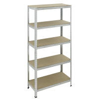 pro-bau-tec Grundregal 900 x 1.800 x 400 mm (B x H x T) 5...