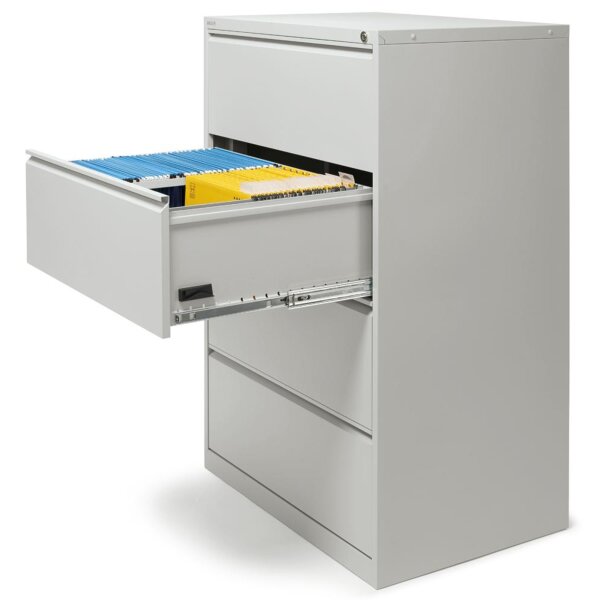 Hängeregistraturschrank BASE LINE 840 x 1.320 x 620 mm (B x H x T) Stahl, pulverbeschichtet lichtgrau