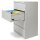 Hängeregistraturschrank BASE LINE 840 x 1.320 x 620 mm (B x H x T) Stahl, pulverbeschichtet lichtgrau