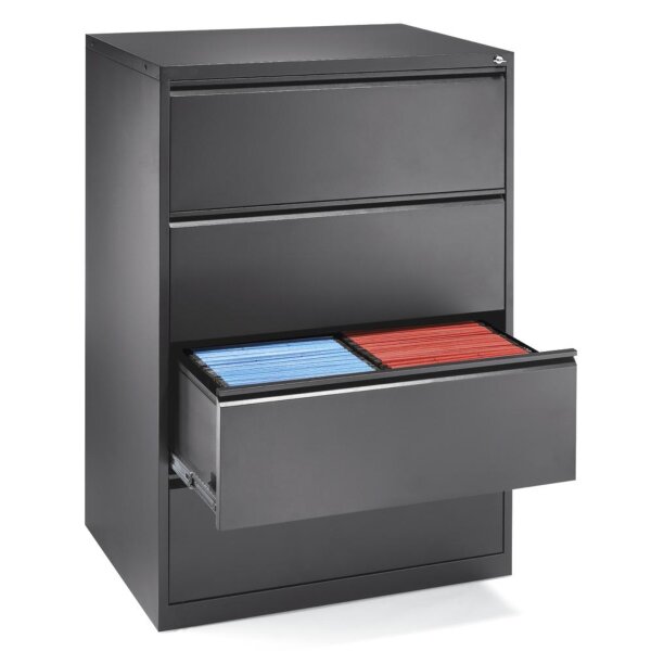 Hängeregistraturschrank BASE LINE 840 x 1.320 x 620 mm (B x H x T) Stahl, pulverbeschichtet anthrazit