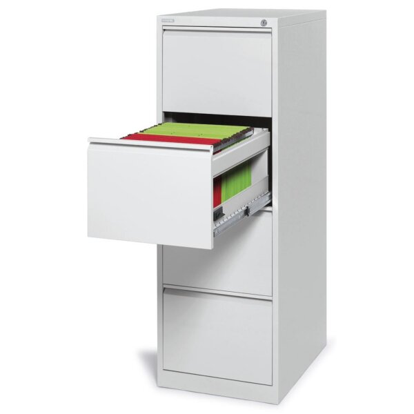 Hängeregistraturschrank BASE LINE 460 x 1.320 x 620 mm (B x H x T) Stahl, pulverbeschichtet lichtgrau