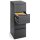 Hängeregistraturschrank BASE LINE 460 x 1.320 x 620 mm (B x H x T) Stahl, pulverbeschichtet anthrazit