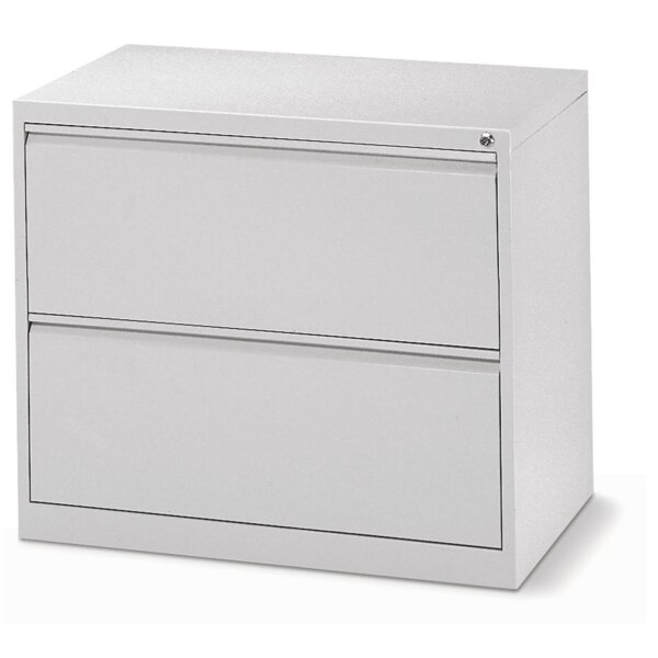 Hängeregistraturschrank BASE LINE 840 x 720 x 620 mm (B x H x T) Stahl, pulverbeschichtet lichtgrau