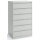 Karteischrank BASE LINE 760 x 1.320 x 620 mm (B x H x T) 6 Schubladen Stahl, pulverbeschichtet lichtgrau