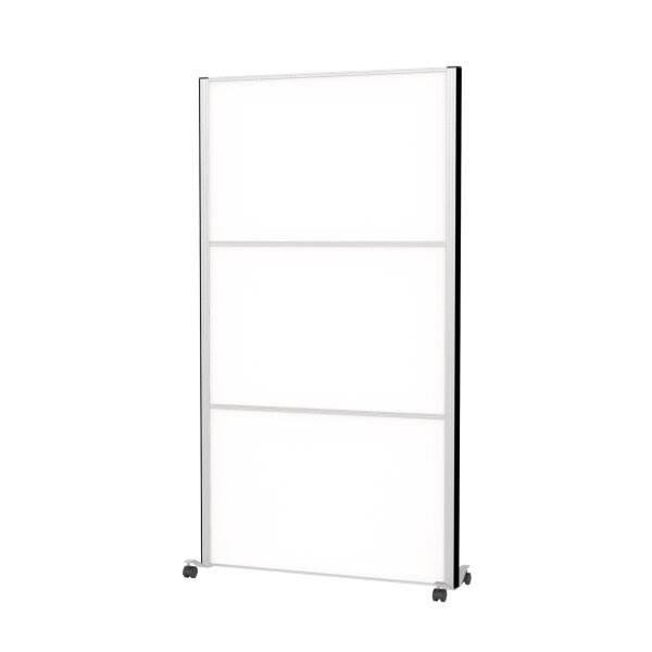 MAUL Stellwand MAULconnecto 100 x 182 cm (B x H) Zweibeinstativ Stahl weiß
