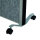 MAUL Stellwand MAULconnecto 100 x 182 cm (B x H) Zweibeinstativ Stahl, 100 % PES-Fasern, Kork dunkelgrau, weiß, braun