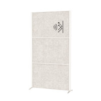 MAUL Stellwand MAULconnecto Uplight 100 x 182 cm (B x H)...