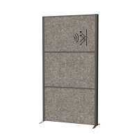 MAUL Stellwand MAULconnecto Uplight 100 x 182 cm (B x H)...