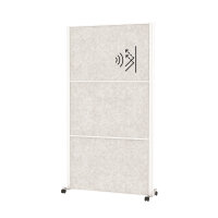 MAUL Stellwand MAULconnecto Uplight 100 x 182 cm (B x H)...