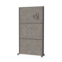 MAUL Stellwand MAULconnecto Uplight 100 x 182 cm (B x H)...