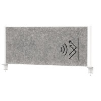 MAUL Tischtrennwand MAULconnecto 120 x 51,5 cm (B x H)...