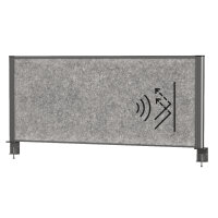 MAUL Tischtrennwand MAULconnecto 120 x 51,5 cm (B x H)...