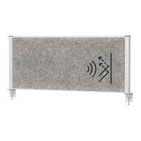 MAUL Tischtrennwand MAULconnecto 120 x 51,5 cm (B x H)...