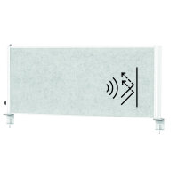 MAUL Tischtrennwand MAULconnecto Uplight 120 x 50 cm (B x...