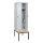 C+P Kleiderspind Classic PLUS 600 x 2.120 x 815 mm (B x H x T) 2 Abteile Stahl/Holz Farbe der Front: lichtgrau Farbe des Korpus: lichtgrau