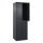 C+P Kleiderspind Classic PLUS 600 x 1.850 x 500 mm (B x H x T) 2 Abteile Stahl Farbe der Front: schwarzgrau Farbe des Korpus: schwarzgrau