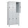 C+P Kleiderspind Classic PLUS 900 x 1.950 x 500 mm (B x H x T) 3 Abteile Stahl Farbe der Front: lichtgrau Farbe des Korpus: lichtgrau