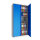 Phoenix Flügeltürenschrank 915 x 1.830 x 370 mm (B x H x T) 4 Fachböden Stahl, pulverbeschichtet Farbe der Front: blau Farbe des Korpus: grau