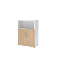 Hammerbacher Regalschrank FlexWall 800 x 1.100 x 417 mm...