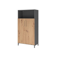 Hammerbacher Regalschrank FlexWall 800 x 1.532 x 417 mm...