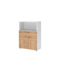Hammerbacher Regalschrank FlexWall 800 x 1.100 x 417 mm...