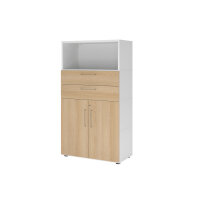 Hammerbacher Regalschrank FlexWall 800 x 1.452 x 417 mm...