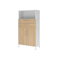 Hammerbacher Regalschrank FlexWall 800 x 1.532 x 417 mm...