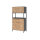 Hammerbacher Regalschrank FlexWall 800 x 1.532 x 417 mm (B x H x T) Flügeltür ohne Rollen Holz