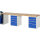 RAU Werkbank 7000 3.000 x 890 x 700 mm (B x H x T) enzianblau lichtgrau