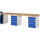 RAU Werkbank 7000 3.000 x 890 x 900 mm (B x H x T) enzianblau lichtgrau