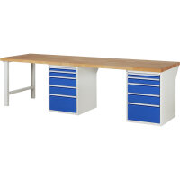 RAU Werkbank 7000 3.000 x 890 x 900 mm (B x H x T)...