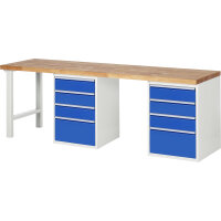 RAU Werkbank 7000 2.500 x 890 x 700 mm (B x H x T)...