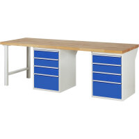 RAU Werkbank 7000 2.500 x 890 x 900 mm (B x H x T)...