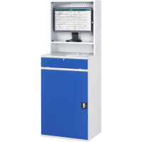 RAU PC-Arbeitsplatz Modell 65 650 x 1.770 x 520 mm (B x H...