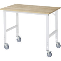 RAU Arbeitstisch Tom 1.250 x 910-1.230 x 800 mm (B x H x T)