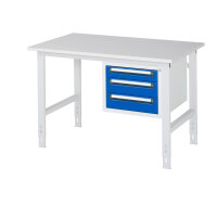 RAU Arbeitstisch Tom 1.250 x 760-1.080 x 800 mm (B x H x T)