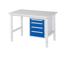 RAU Arbeitstisch Tom 1.250 x 760-1.080 x 800 mm (B x H x T)