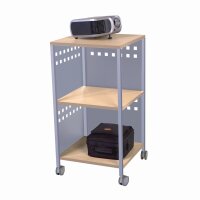rocada Ablagewagen 450 x 860 x 450 mm (B x H x T) Stahl/Holzfaser, melaminbeschichtet buche