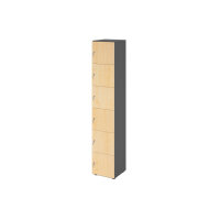 Hammerbacher Schließfachschrank 6 Fächer...