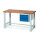 Unterbaucontainer WS Profi System Werkbank WS PROFI SYSTEM 460 x 380 x 600 mm (B x H x T) 2 Schubladen Stahl enzianblau