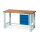 Unterbaucontainer WS Profi System Werkbank WS PROFI SYSTEM 460 x 530 x 600 mm (B x H x T) 3 Schubladen Stahl enzianblau
