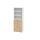 Hammerbacher Regalschrank V9 Advanced 800 x 2.156 x 417 mm (B x H x T) Flügeltür ohne Rollen Spanplatten, folienummantelt
