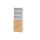 Hammerbacher Regalschrank V9 Advanced 800 x 2.156 x 417 mm (B x H x T) Flügeltür ohne Rollen Spanplatten, folienummantelt