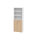 Hammerbacher Regalschrank V9 Advanced 800 x 2.156 x 417 mm (B x H x T) Flügeltür ohne Rollen Spanplatten, folienummantelt
