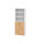 Hammerbacher Regalschrank V9 Advanced 800 x 2.156 x 417 mm (B x H x T) Flügeltür ohne Rollen Spanplatten, folienummantelt