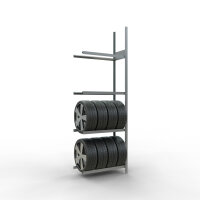 SCHULTE Anbau Reifenregal 90 x 275 x 40 cm (B x H x T)...