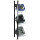 SCHULTE Anbau Getränkekistenregal 40 x 180 x 30 cm (B x H x T) 300kg Stahl schwarz/silber