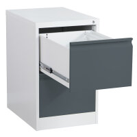 Phoenix Hängeregistraturschrank FC 450 x 725 x 620 mm (B x H x T) Stahl Farbe der Front: anthrazit Farbe des Korpus: grau