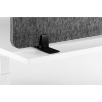 DURABLE Tischtrennwand EFFECT 120 120 x 50 x 2 cm (B x H x T) Schallabsorberklasse: C schwer entflammbar PET- Filz, 100 % recycelt anthrazit